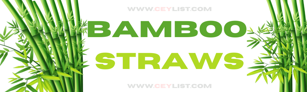 Re-usable bamboo straws